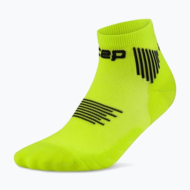 Шкарпетки компресійні жіночі CEP Run Low Cut 5.0 lime/black 2