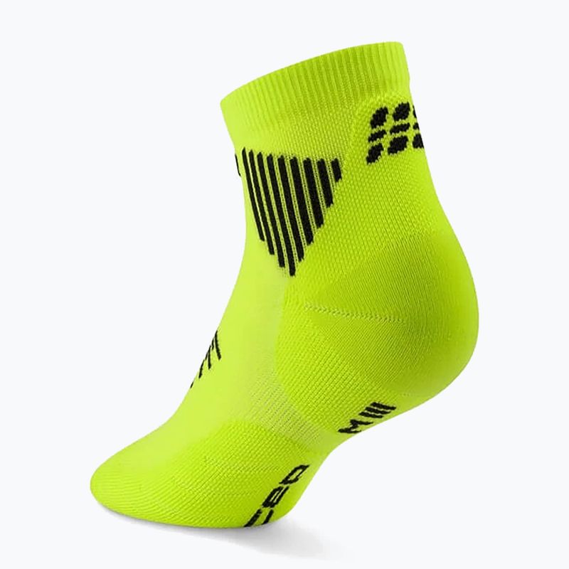 Шкарпетки компресійні чоловічі CEP Run Low Cut 5.0 lime/black 3