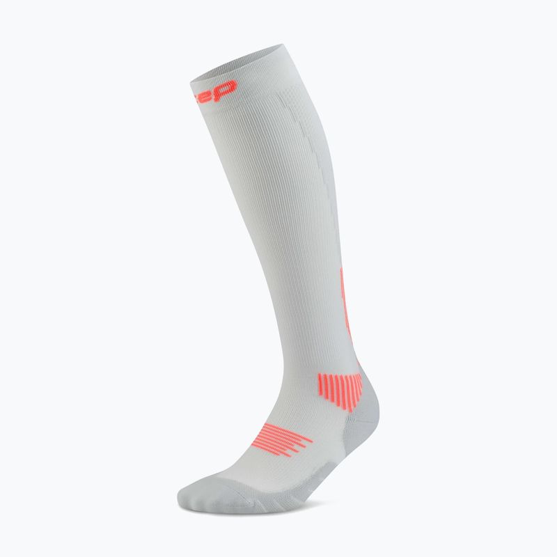 Шкарпетки компресійні чоловічі CEP Run Tall 5.0 grey 2