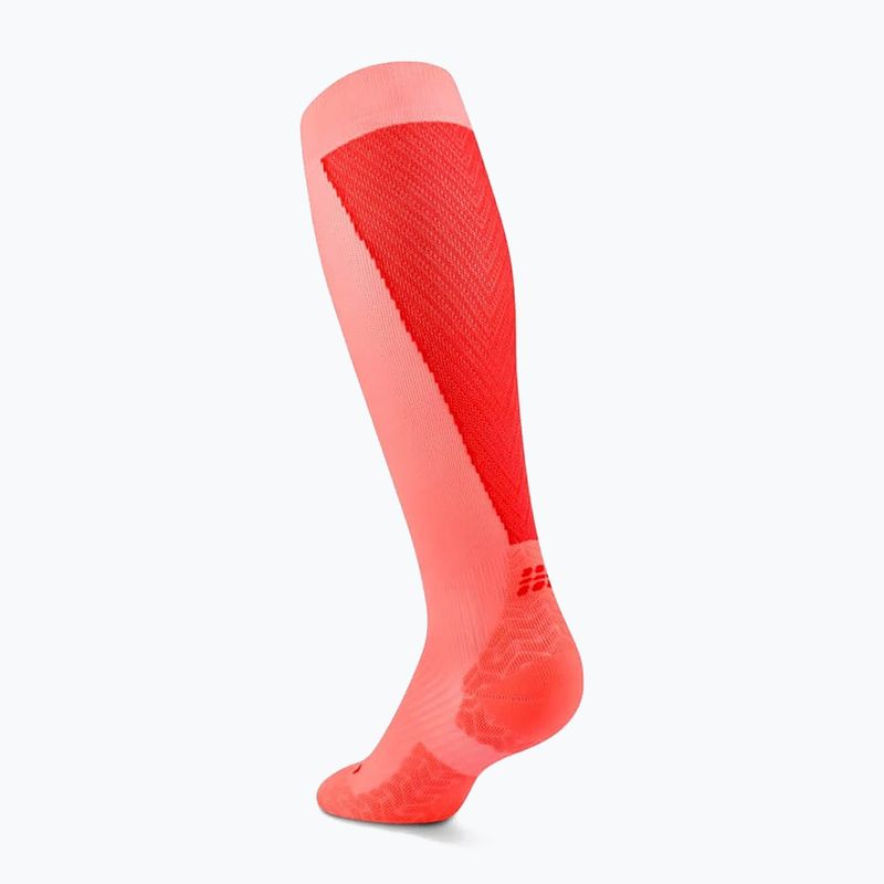 Шкарпетки жіночі CEP Ultralight Tall 4.0 neon coral/red 3