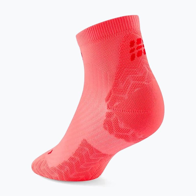 Шкарпетки жіночі CEP Ultralight Low Cut 4.0 neon coral/red 3