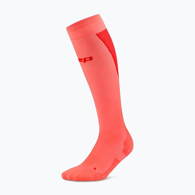 Шкарпетки чоловічі CEP Ultralight Tall 4.0 neon coral/red 2