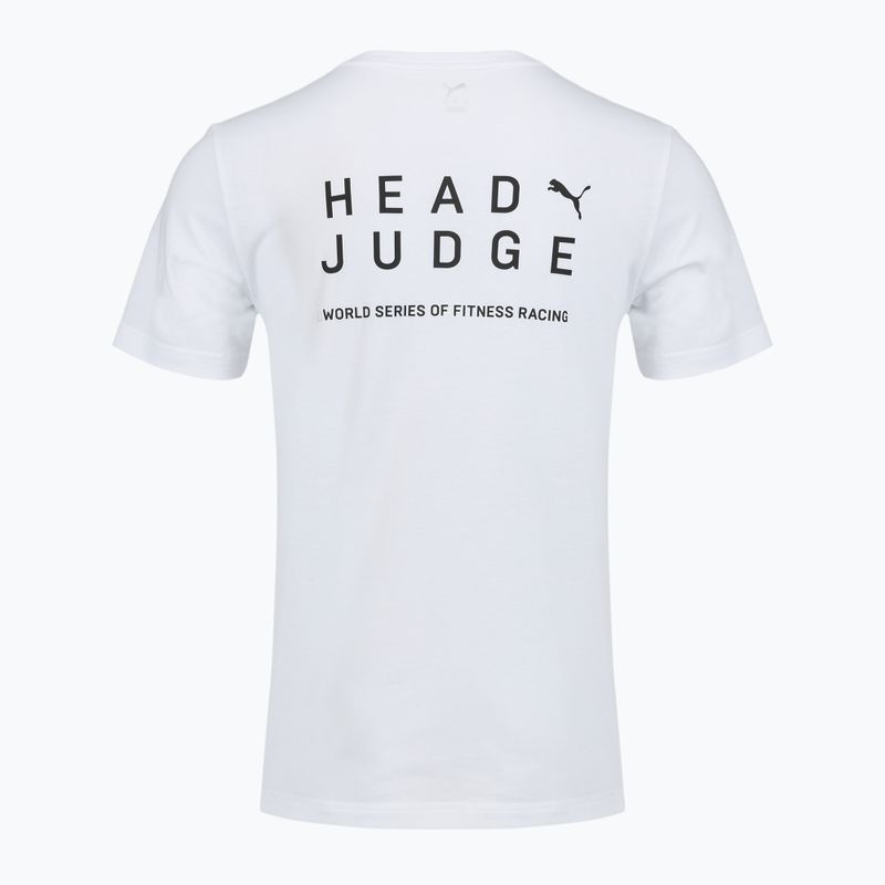 Футболка для тренувань чоловіча PUMA Hyrox Head Judge white 2