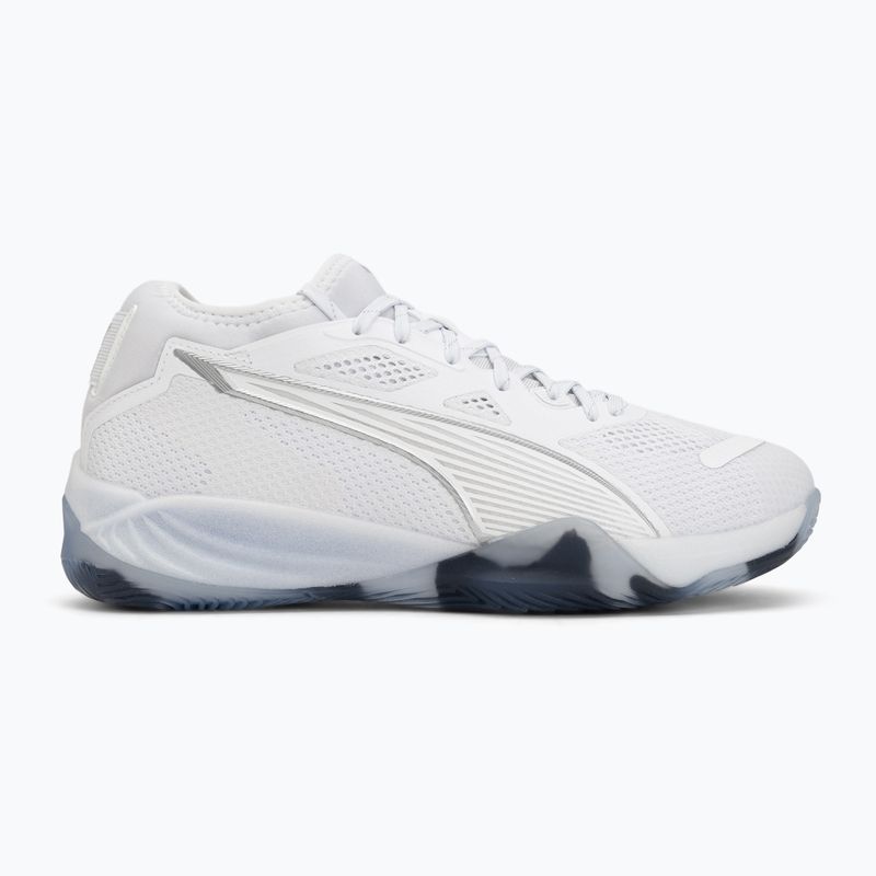 Кросівки гандбольні PUMA Eliminate NITRO SQD 4 puma white/baltic sea blue/fresh water 2
