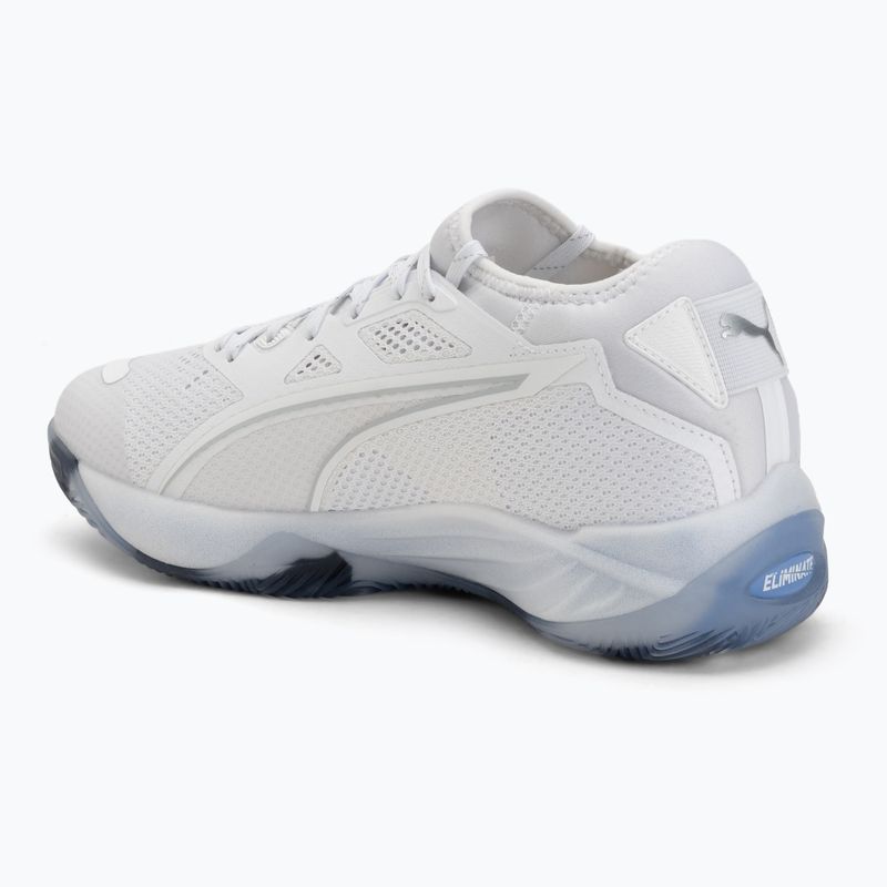 Кросівки гандбольні PUMA Eliminate NITRO SQD 4 puma white/baltic sea blue/fresh water 3