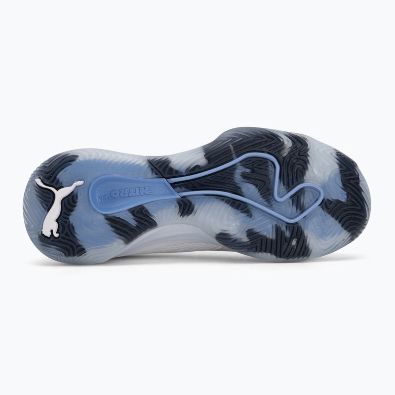 Кросівки гандбольні PUMA Eliminate NITRO SQD 4 puma white/baltic sea blue/fresh water 4