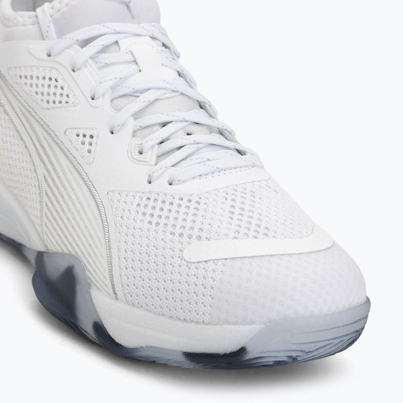 Кросівки гандбольні PUMA Eliminate NITRO SQD 4 puma white/baltic sea blue/fresh water 7