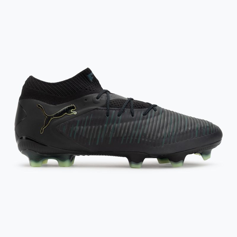 Кросівки футбольні чоловічі PUMA Future 8 Ultimate FG puma black/fizzy light/green terrain 2