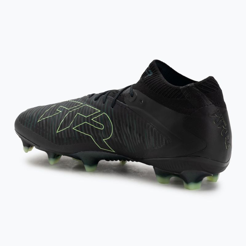 Кросівки футбольні чоловічі PUMA Future 8 Ultimate FG puma black/fizzy light/green terrain 3