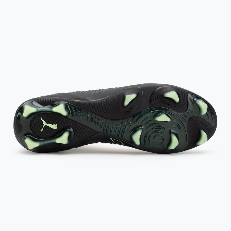 Кросівки футбольні чоловічі PUMA Future 8 Ultimate FG puma black/fizzy light/green terrain 4