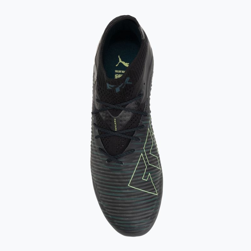 Кросівки футбольні чоловічі PUMA Future 8 Ultimate FG puma black/fizzy light/green terrain 5