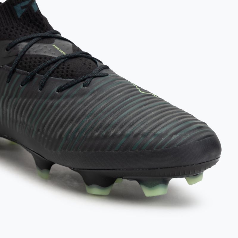 Кросівки футбольні чоловічі PUMA Future 8 Ultimate FG puma black/fizzy light/green terrain 7