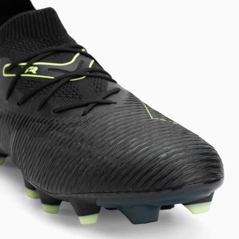 Кросівки футбольні чоловічі PUMA Future 8 Match FG/AG puma black/fizzy light/green terrain 7