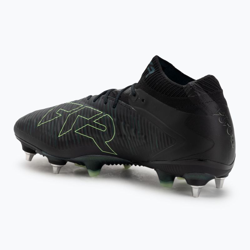 Кросівки футбольні чоловічі PUMA Future 8 Ultimate MxSG puma black/fizzy light/green terrain 3