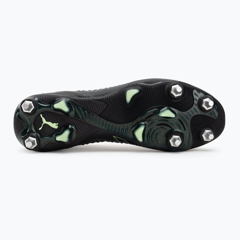 Кросівки футбольні чоловічі PUMA Future 8 Ultimate MxSG puma black/fizzy light/green terrain 4