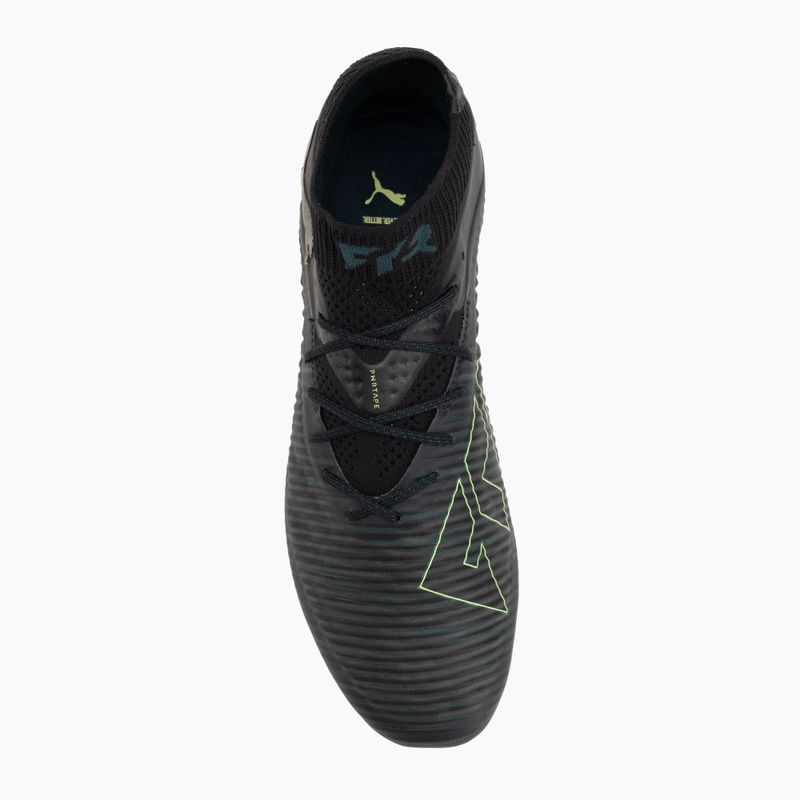 Кросівки футбольні чоловічі PUMA Future 8 Ultimate MxSG puma black/fizzy light/green terrain 5