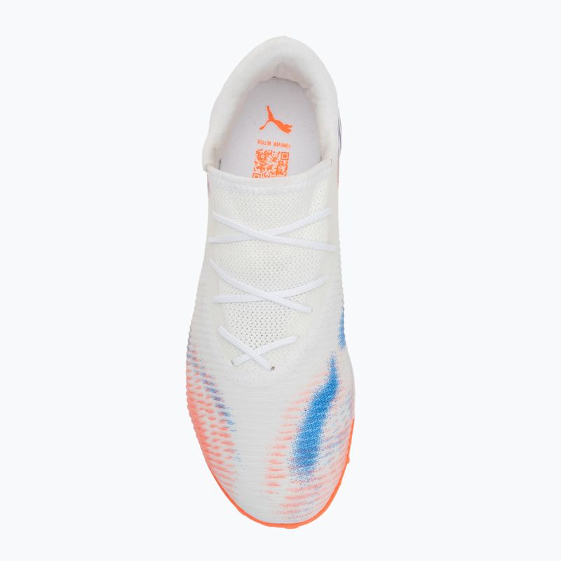 Жіночі футбольні бутси PUMA Future 8 Match Low TT пума біла/пума чорна/червоний, що світиться 5