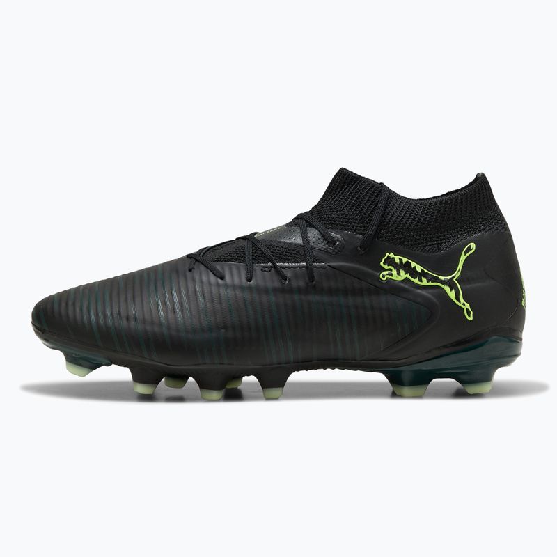 Кросівки футбольні чоловічі PUMA Future 8 Pro FG/AG puma black/fizzy light/green terrain