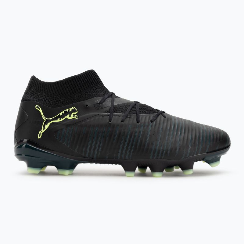 Кросівки футбольні чоловічі PUMA Future 8 Pro FG/AG puma black/fizzy light/green terrain 2