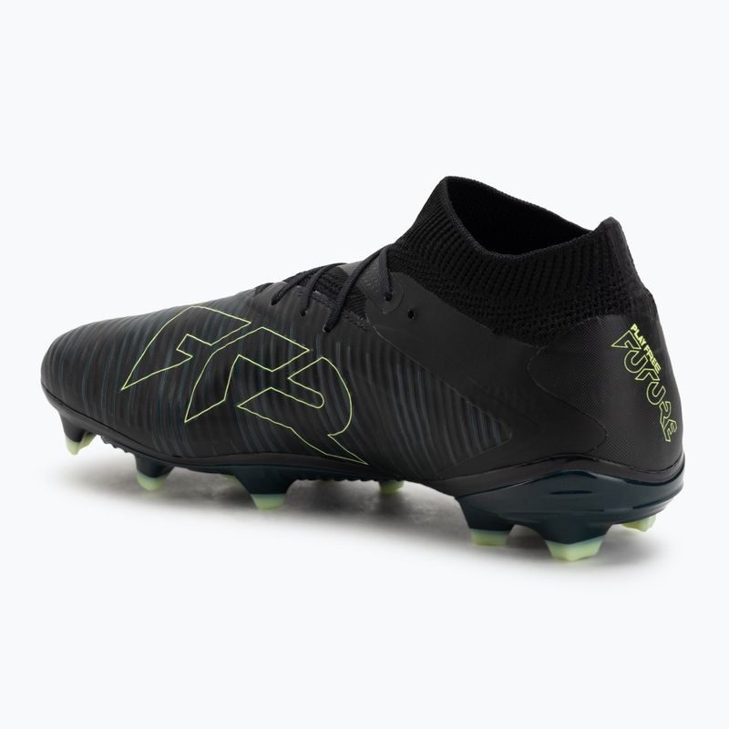 Кросівки футбольні чоловічі PUMA Future 8 Pro FG/AG puma black/fizzy light/green terrain 3