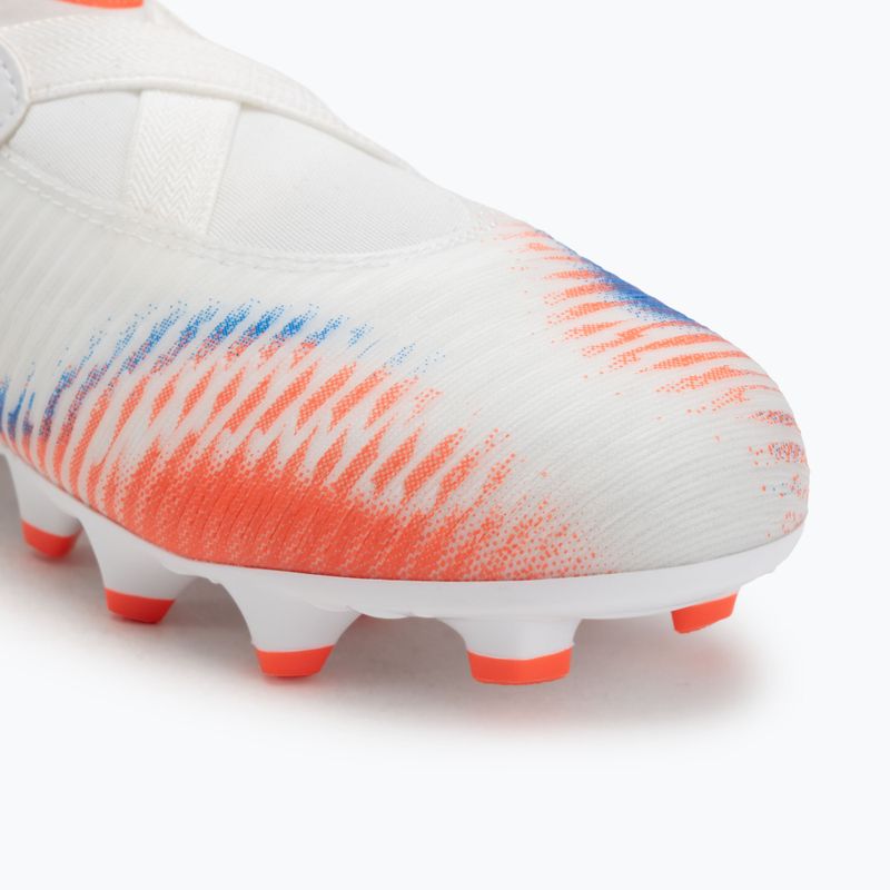 Кросівки футбольні дитячі PUMA Future 8 Match LL FG/AG Jr puma white/puma black/glowing red 7