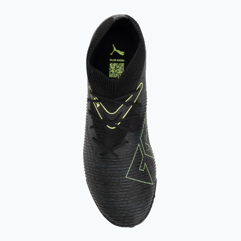 Кросівки футбольні чоловічі PUMA Future 8 Match TT puma black/fizzy light/green terrain 5