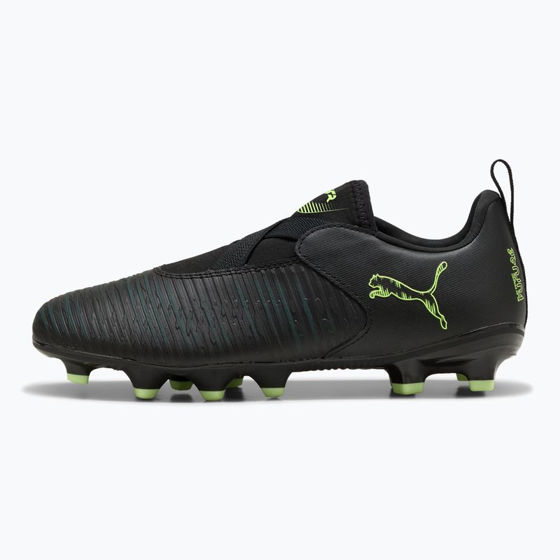 Кросівки футбольні дитячі PUMA Future 8 Match LL FG/AG Jr puma black/fizzy light/green terrain 9