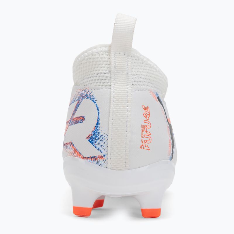 Кросівки футбольні дитячі PUMA Future 8 Match FG/AG Jr puma white/puma black/glowing red 6