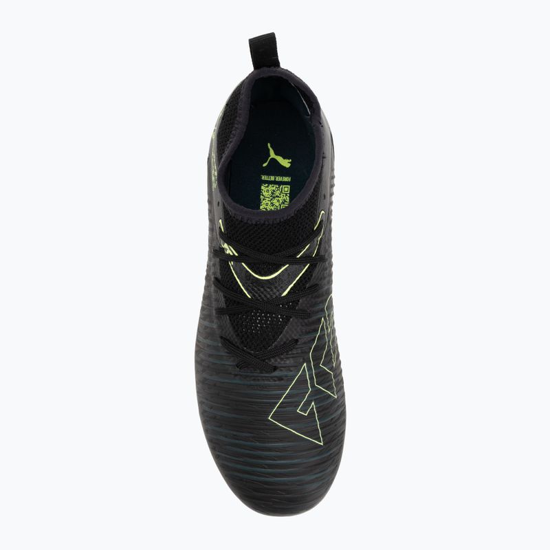 Кросівки футбольні дитячі PUMA Future 8 Match FG/AG Jr puma black/fizzy light/green terrain 5