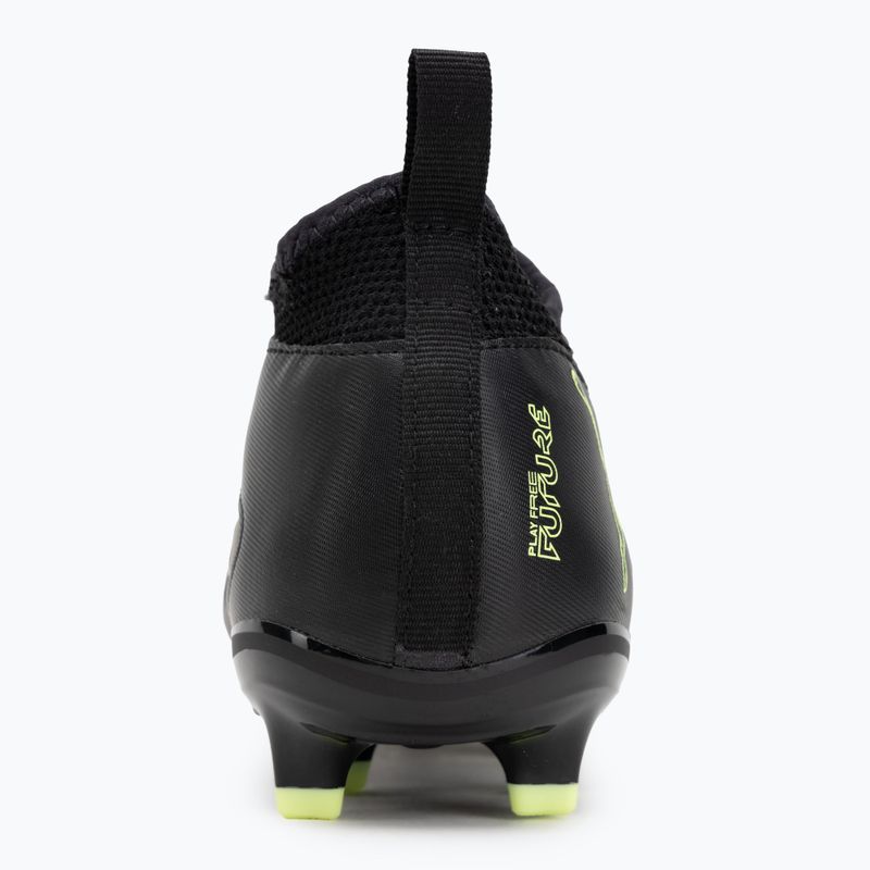 Кросівки футбольні дитячі PUMA Future 8 Match FG/AG Jr puma black/fizzy light/green terrain 6