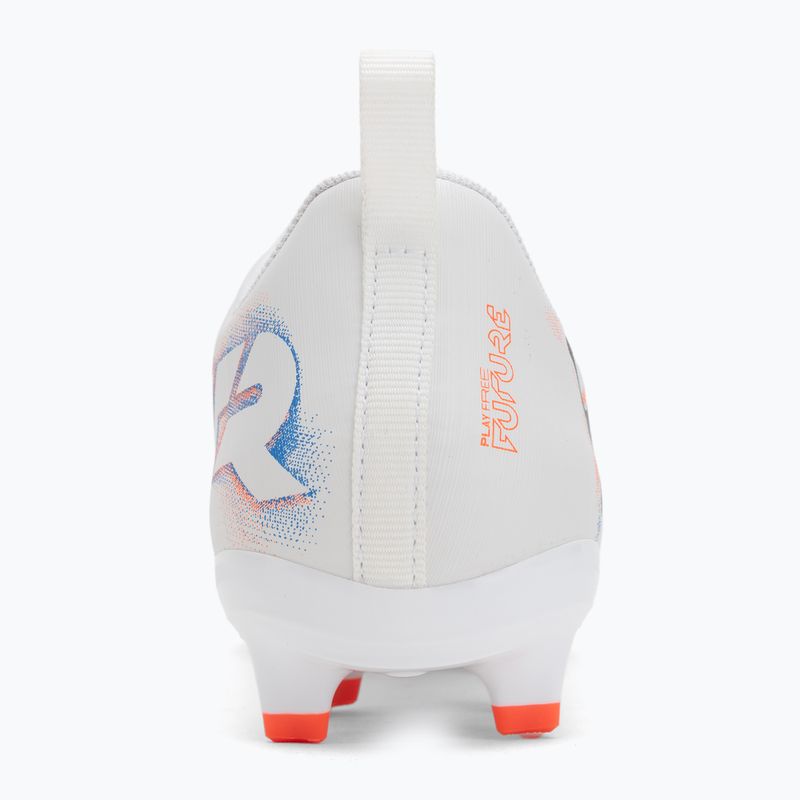 Кросівки футбольні дитячі PUMA Future 8 Play FG/AG Jr puma white/puma black/glowing red 6