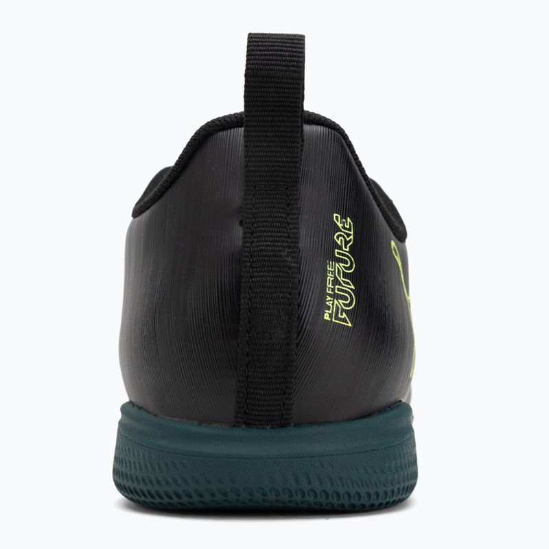 Кросівки футбольні дитячі PUMA Future 8 Play It Jr puma black/fizzy light/green terrain 6
