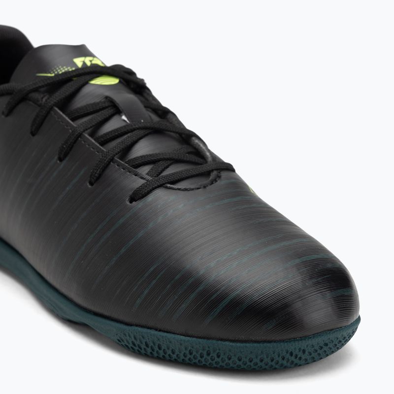 Кросівки футбольні дитячі PUMA Future 8 Play It Jr puma black/fizzy light/green terrain 7