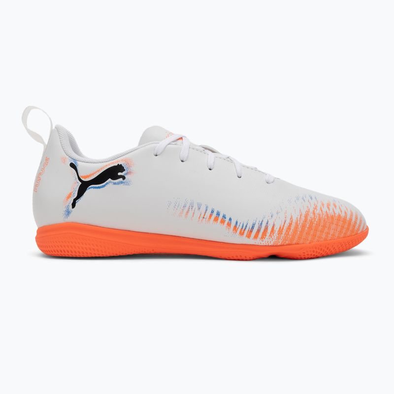 Кросівки футбольні дитячі PUMA Future 8 Play It Jr puma white/puma black/glowing red 2