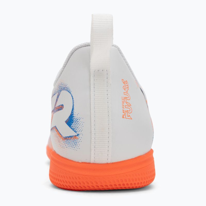 Кросівки футбольні дитячі PUMA Future 8 Play It Jr puma white/puma black/glowing red 6