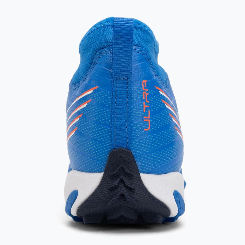 Кросівки футбольні дитячі PUMA Ultra 6 Match+ LL TT + Mid Jr ultra blue/puma white/glowing red 6