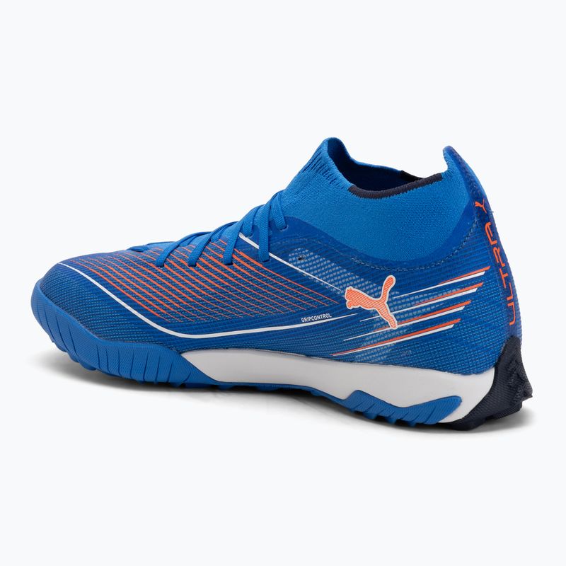 Кросівки футбольні чоловічі PUMA Ultra 6 Match+ TT ultra blue/puma white/glowing red 3