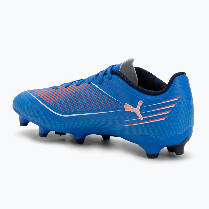 Кросівки футбольні чоловічі PUMA Ultra 6 Play FG/AG ultra blue/puma white/glowing red 3