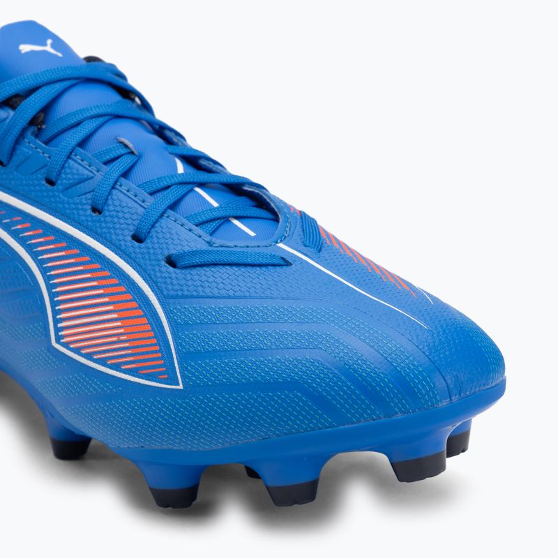 Кросівки футбольні чоловічі PUMA Ultra 6 Play FG/AG ultra blue/puma white/glowing red 7