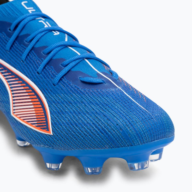 Кросівки футбольні чоловічі PUMA Ultra 6 Pro FG/AG ultra blue/puma white/glowing red 7