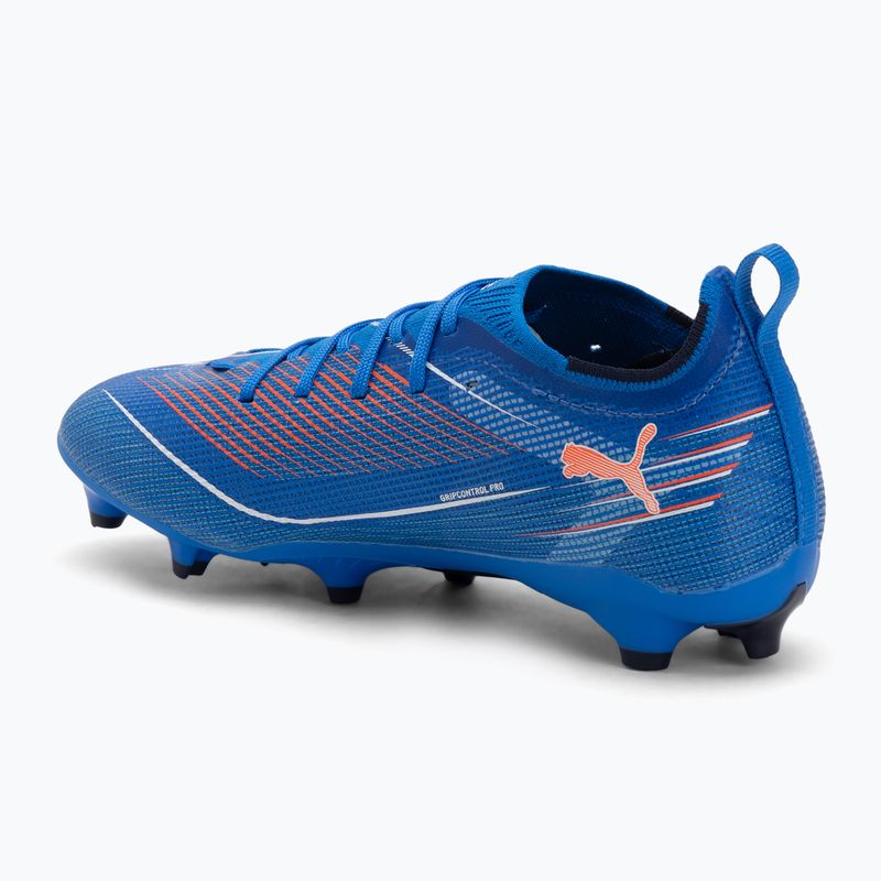 Кросівки футбольні дитячі PUMA Ultra 6 Pro FG/AG Jr ultra blue/puma white/glowing red 3