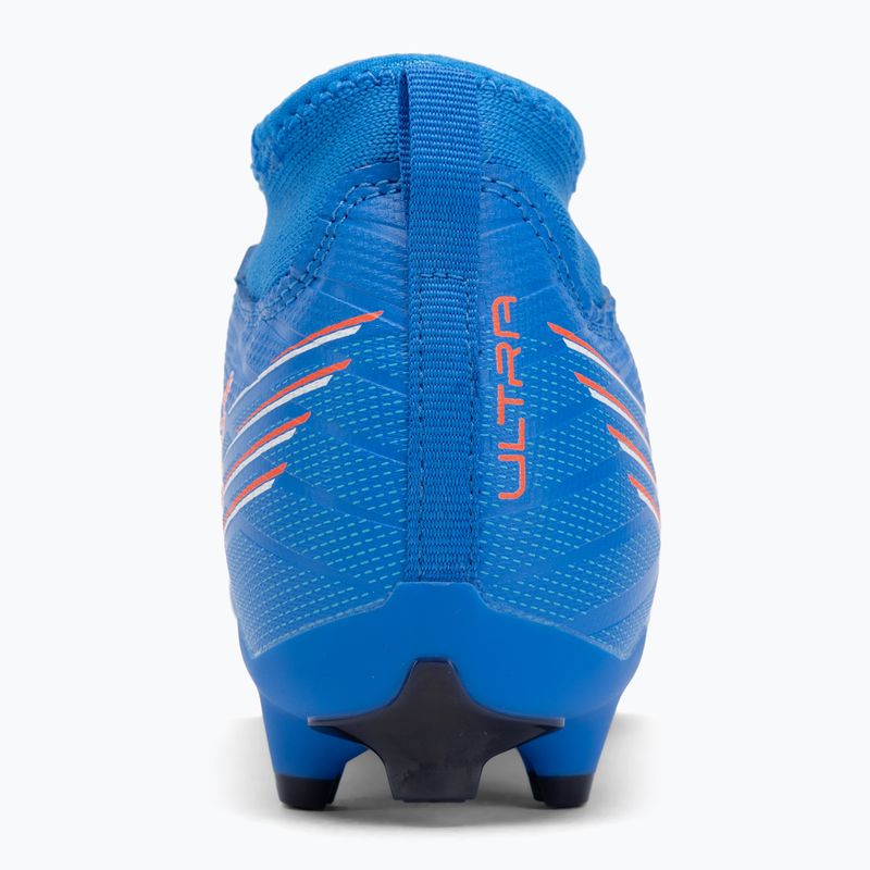 Кросівки футбольні дитячі PUMA Ultra 6 Match+ LL FG/AG Jr ultra blue/puma white/glowing red 6