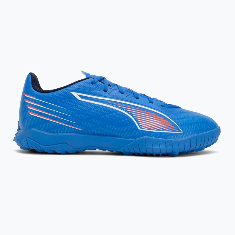 Кросівки футбольні чоловічі PUMA Ultra 6 Play TT ultra blue/puma white/glowing red 2