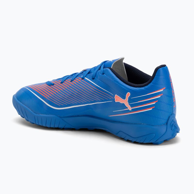 Кросівки футбольні чоловічі PUMA Ultra 6 Play TT ultra blue/puma white/glowing red 3
