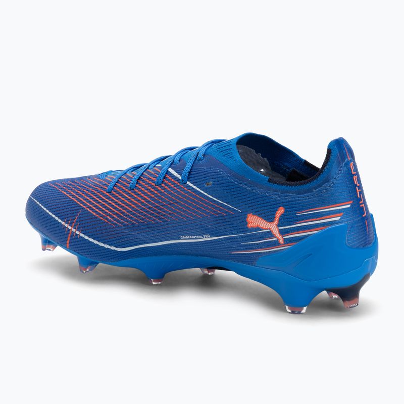 Кросівки футбольні чоловічі PUMA Ultra 6 Ultimate FG ultra blue/puma white/glowing red 3