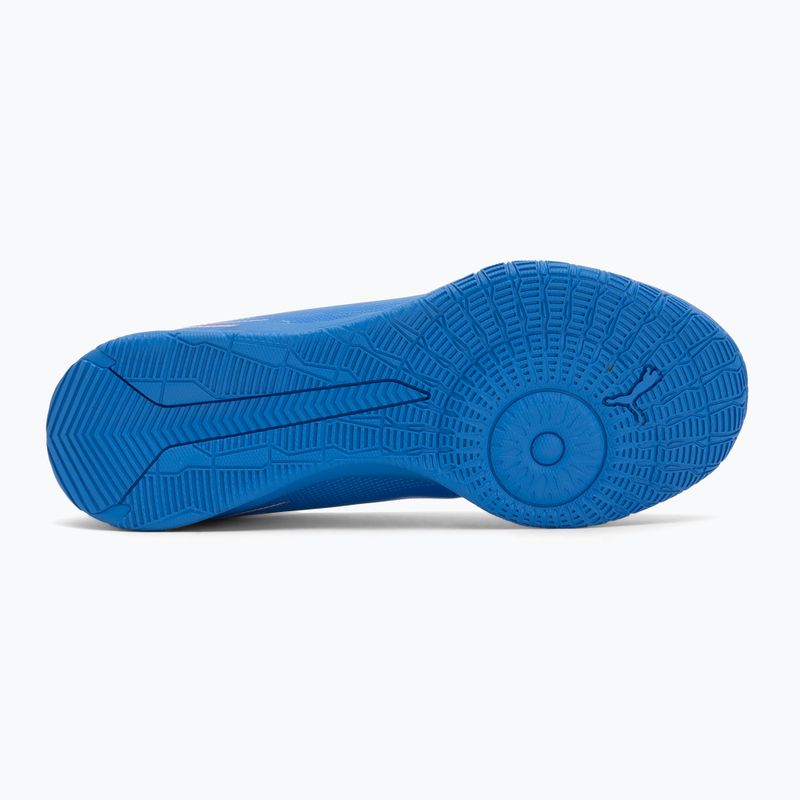 Кросівки футбольні дитячі PUMA Ultra 6 Play It Jr ultra blue/puma white/glowing red 4