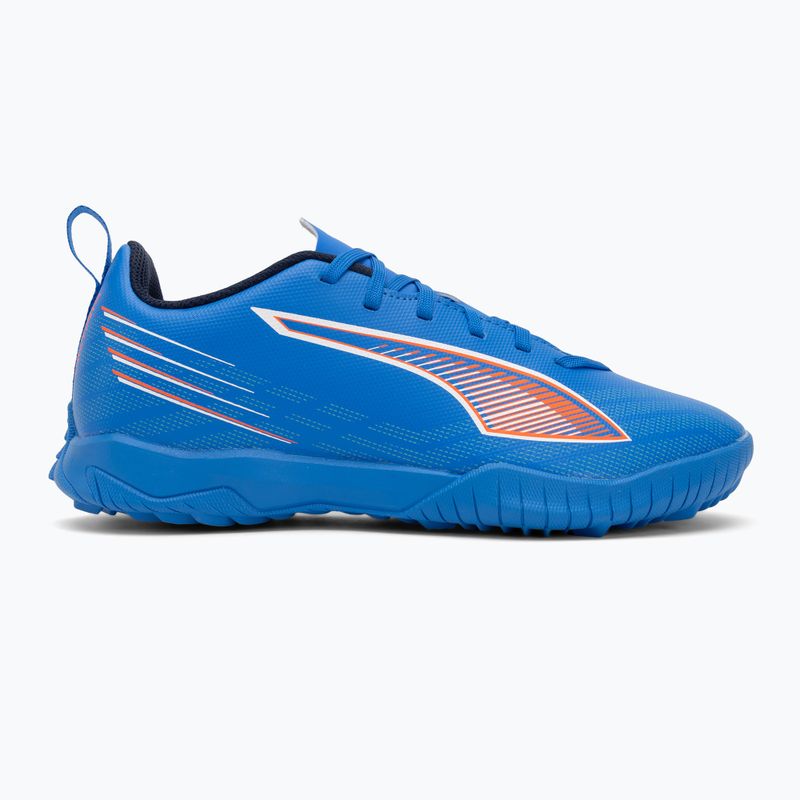 Кросівки футбольні дитячі PUMA Ultra 6 Play TT Jr ultra blue/puma white/glowing red 2