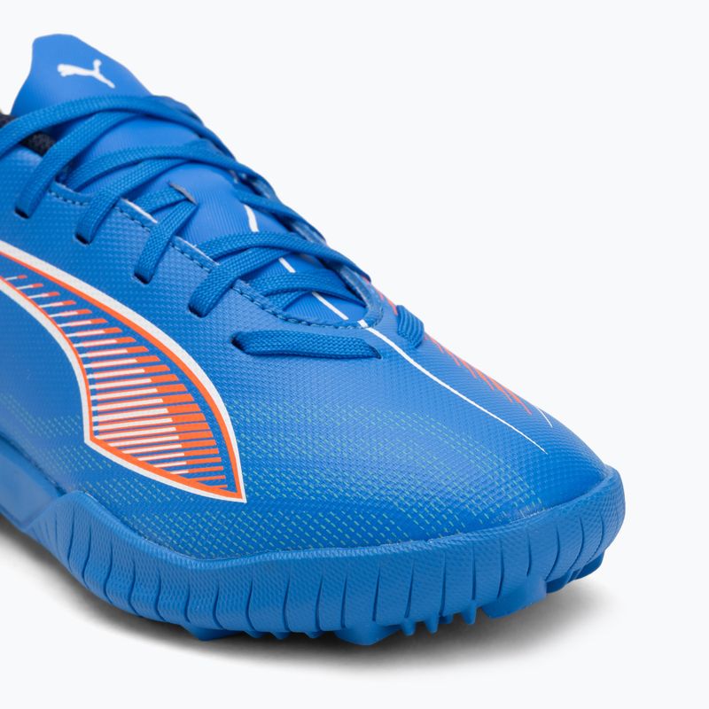 Кросівки футбольні дитячі PUMA Ultra 6 Play TT Jr ultra blue/puma white/glowing red 7