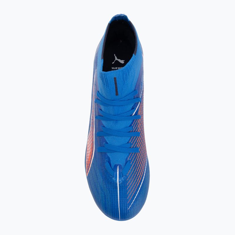 Кросівки футбольні чоловічі PUMA Ultra 6 Match+ FG/AG ultra blue/puma white/puma black 5