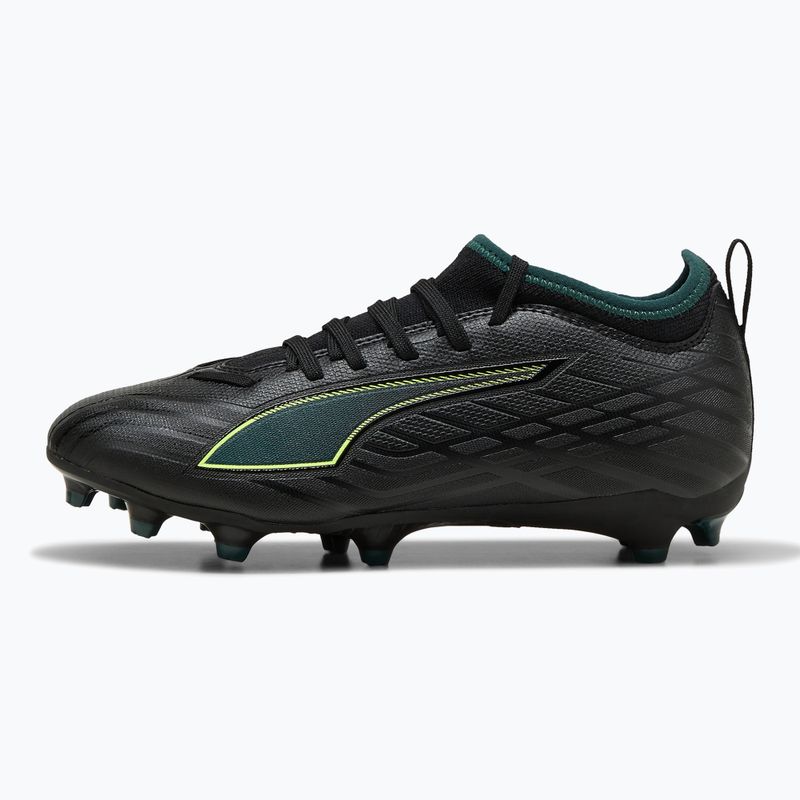 Кросівки футбольні дитячі PUMA Ultra 6 Match FG/AG Jr puma black/fizzy light/green terrain 8